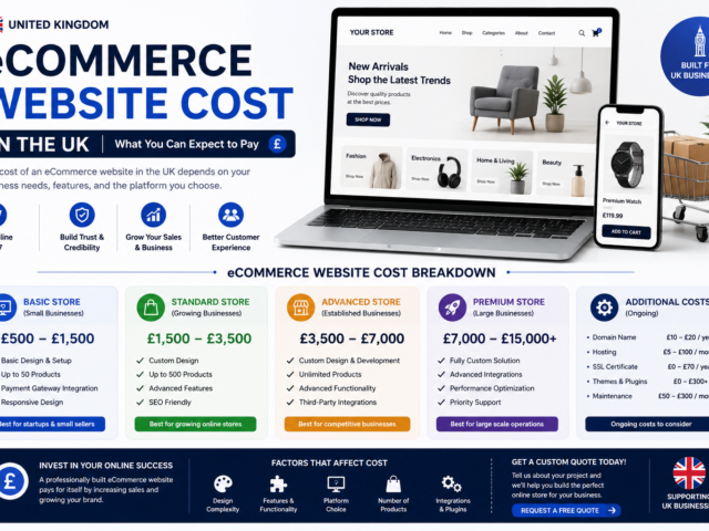ecommerce website cost uk