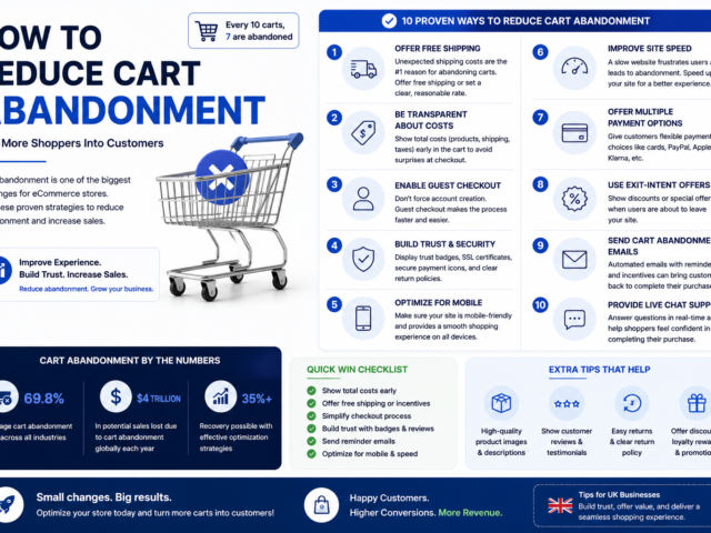 how to reduce cart abandonment