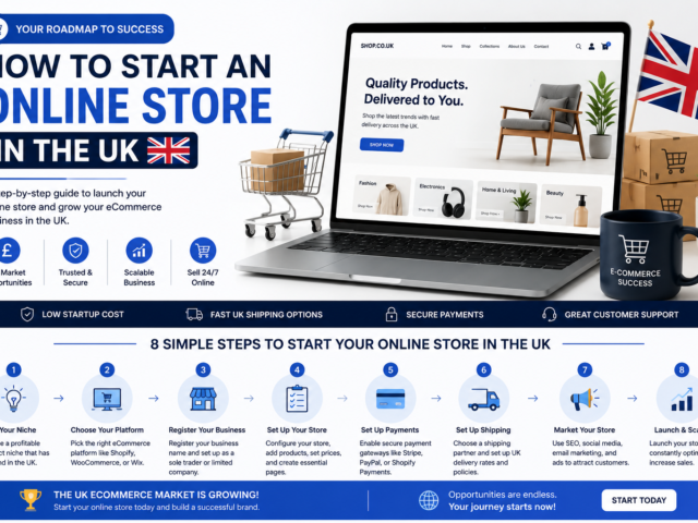 how to start an online store uk