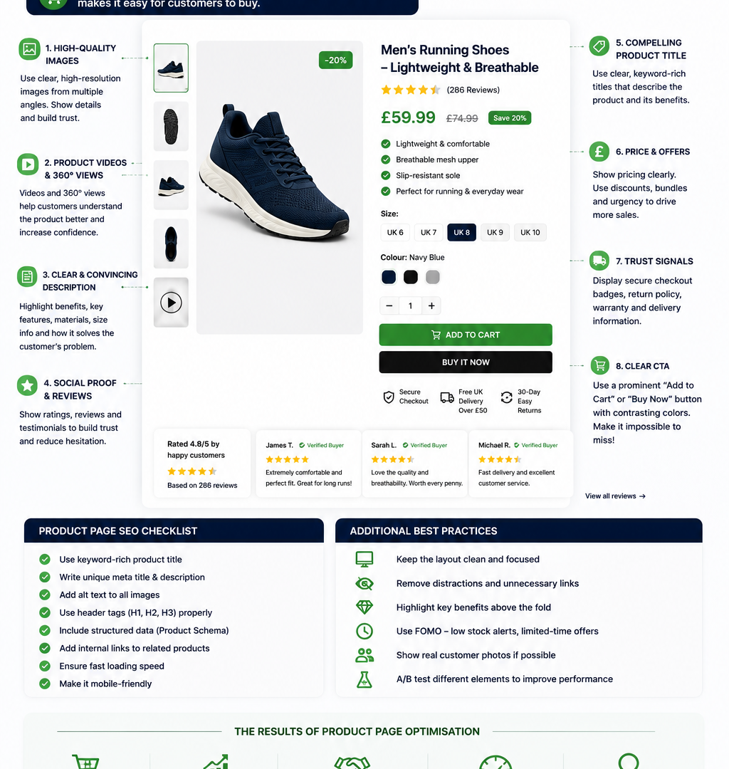 product page optimisation