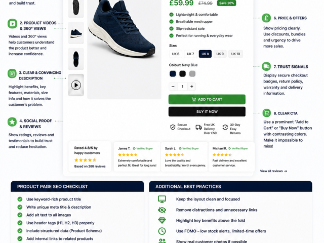 product page optimisation