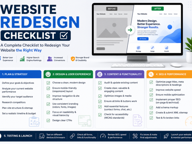 website redesign checklist