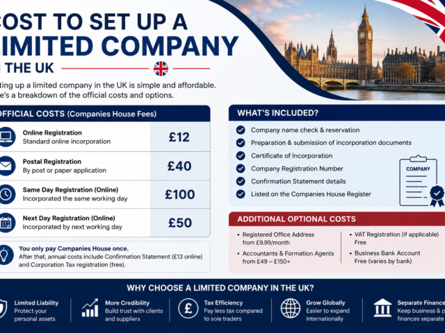 cost to set up a limited company uk