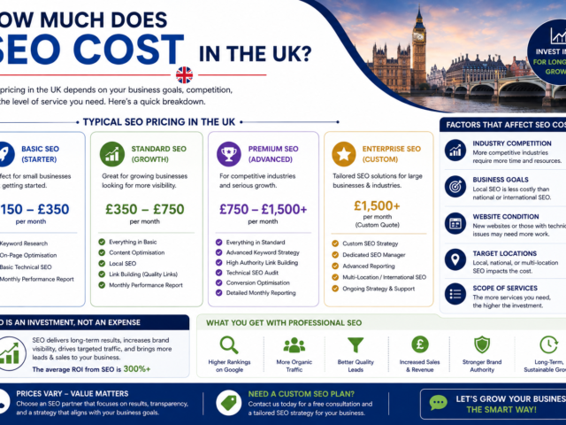 how much does seo cost uk